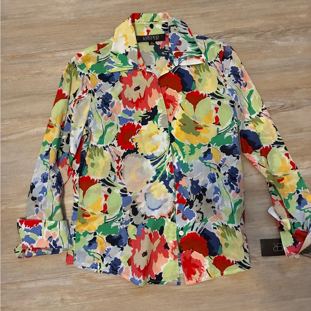 !!MID MONTH BIG SALE!! Blue floral pants set - Picture 2 of 12